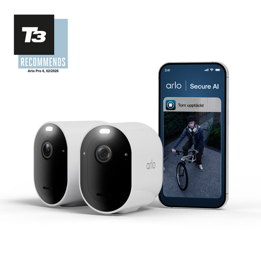 Arlo Pro 6 2K+ övervakningskamera utomhus