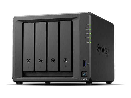 Synology DiskStation DS425+ | Desktop 4-BAY Intel Celeron J4125 2GB DDR4 non-ECC