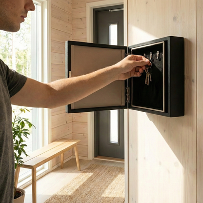 Vaktra™ Wall Mounted Faraday Key Holder box